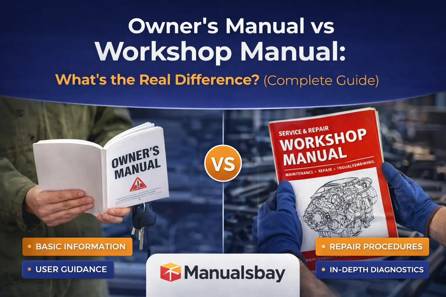 difference between owner manual 