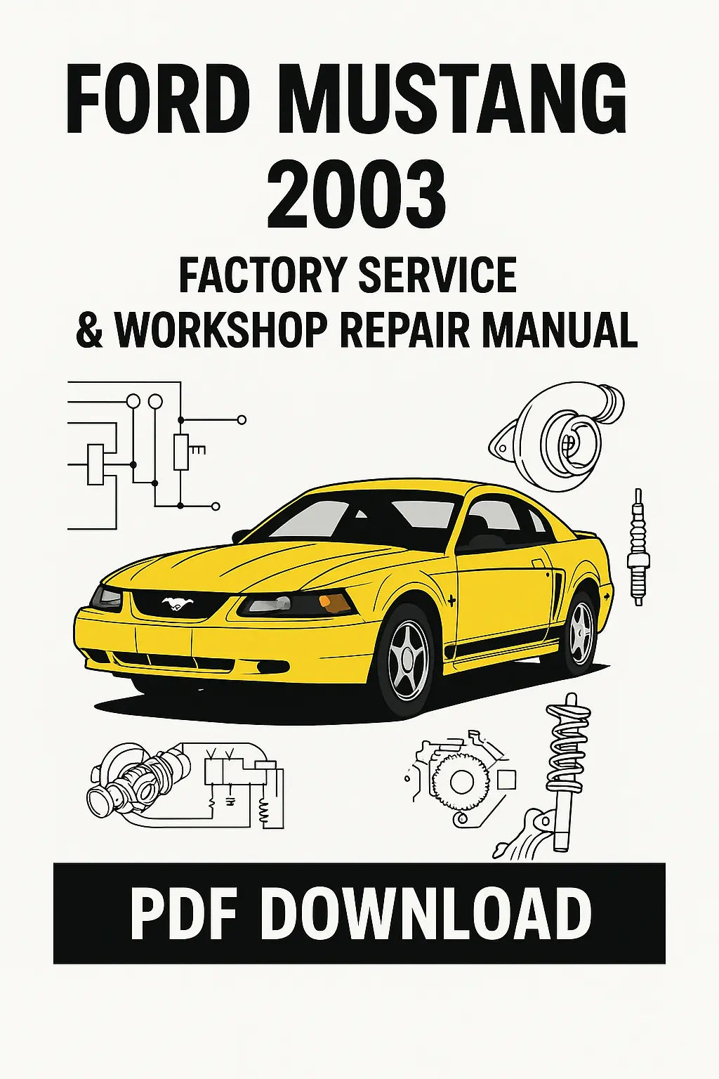 Download Ford Mustang 2003 Factory Service & Workshop Repair Manual PDF from ManualsBay.com