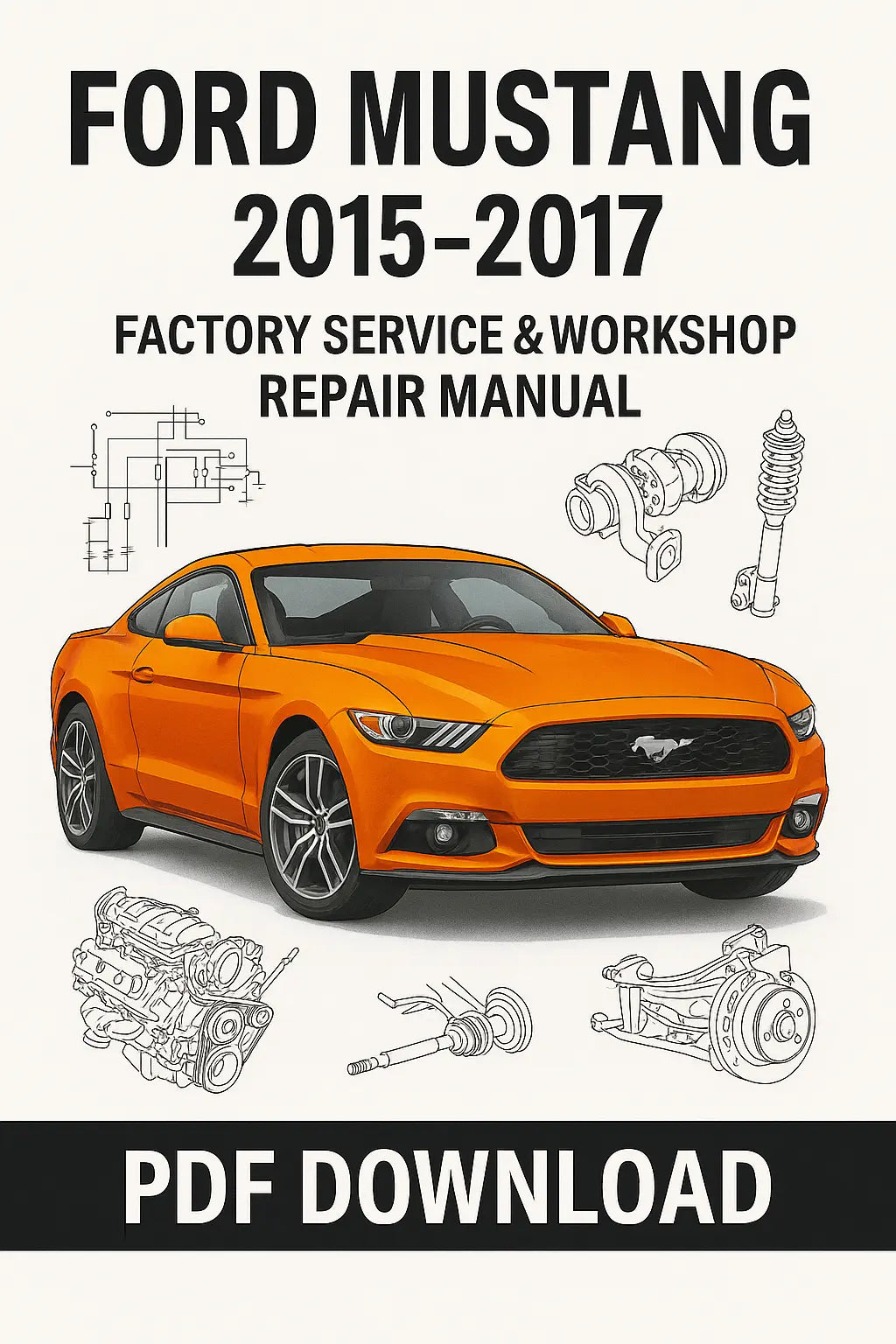 Download Ford Mustang 2015-2017 Factory Service & Repair Manual PDF from ManualsBay.com