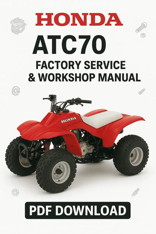 Download Honda ATC70 Three-Wheeler Factory Service Repair Manual PDF