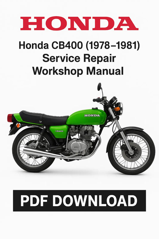 Honda CB400 (1978–1981) Service Repair Workshop Manual | ManualsBay
