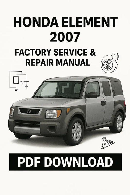 Download Honda Element 2007 Service Manual PDF – Full Factory Workshop Guide