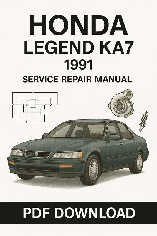 Download Honda Legend KA7 1991 Service Repair Manual PDF – Engine, Wiring, Transmission, and More