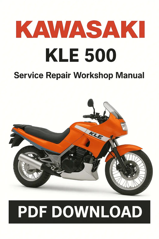 Kawasaki KLE 500 Factory Service Repair Workshop Manual PDF Download