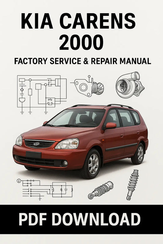  Download Kia Carens 2000 Factory Service Repair Manual PDF with detailed diagrams and specifications