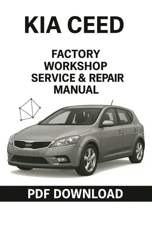Download Kia Ceed Factory Workshop Service Manual PDF with engine repair procedures, wiring diagrams, and factory specifications.