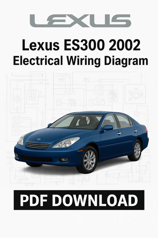 electrical wiring diagram for 2002 Lexus ES300 – complete PDF schematics with circuits, connectors, and troubleshooting information