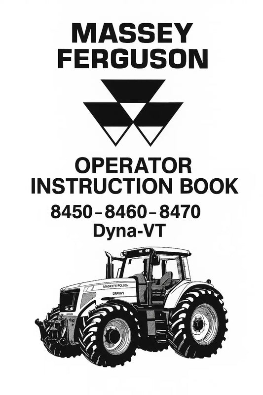 Massey Ferguson 8480 User Guide Manual PDF