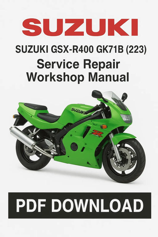 Suzuki GSX-R400 GK71B (223) Service Repair Workshop Manual