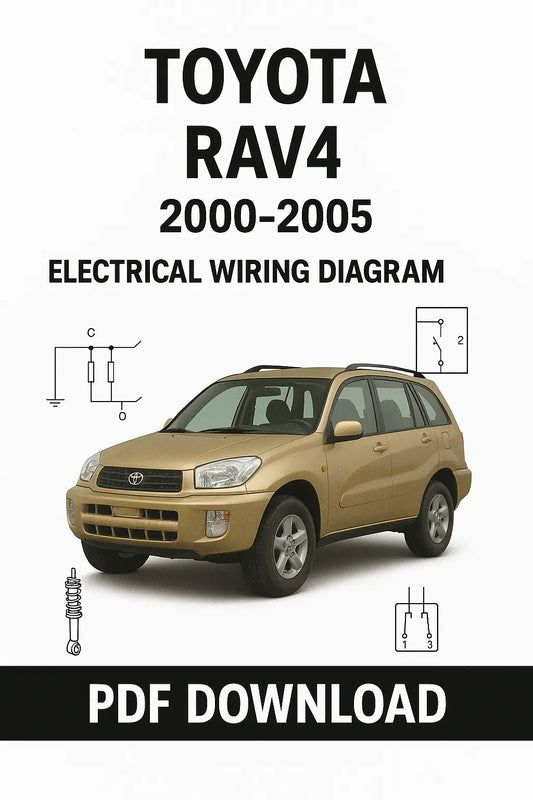Toyota RAV4 2000-2005 Factory Electrical Wiring Diagram PDF Download
