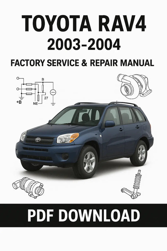  Toyota RAV4 2003-2004 Factory Service Repair Manual Download