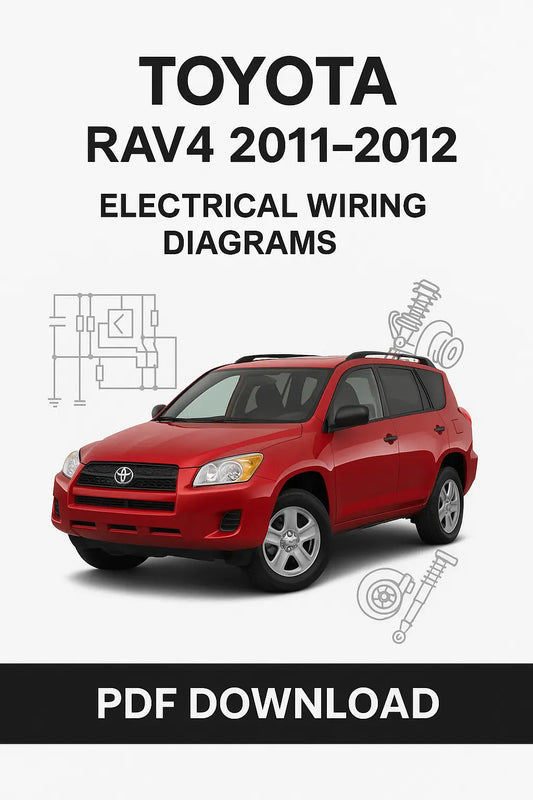 Toyota RAV4 2011-2012 Factory Electrical Wiring Diagrams Download PDF