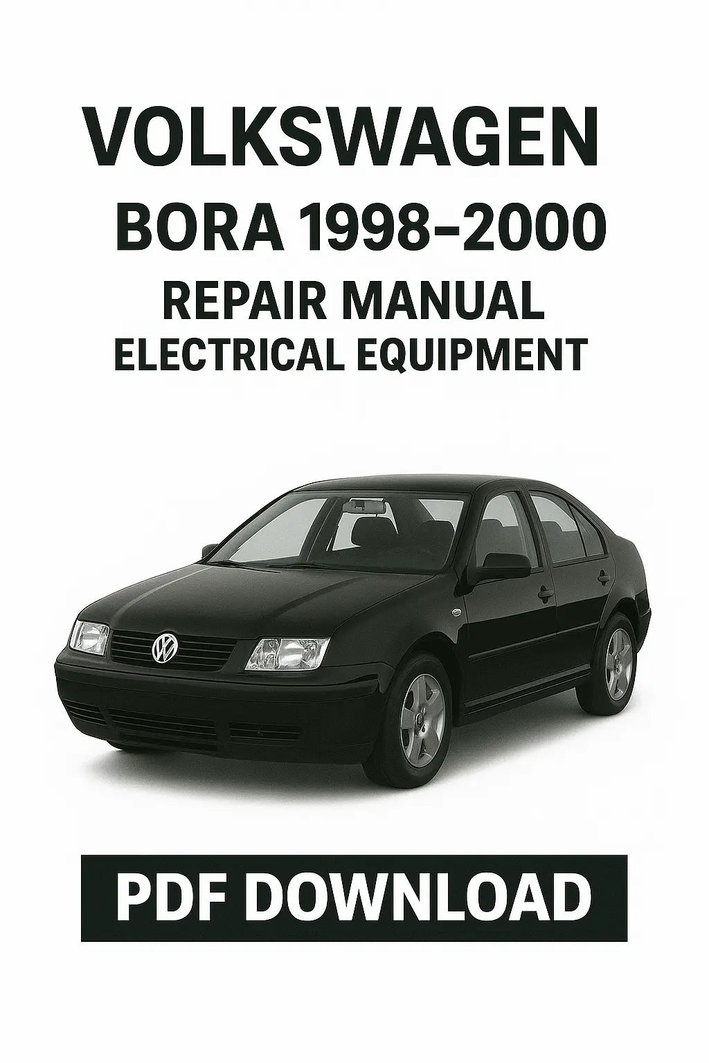 Volkswagen Bora 1998 1999 2000 Haynes service and repair manual cover image