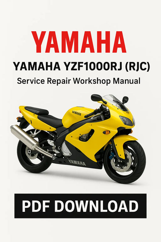 Yamaha YZF1000RJ (RJC) Service Repair Workshop Manual | PDF Download